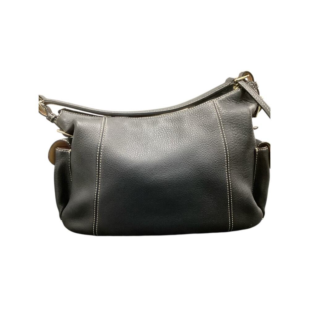 Dooney &Bourke Purse Women’s One Size Pebbled Leather One Handle Zipper Black - Picture 4 of 13